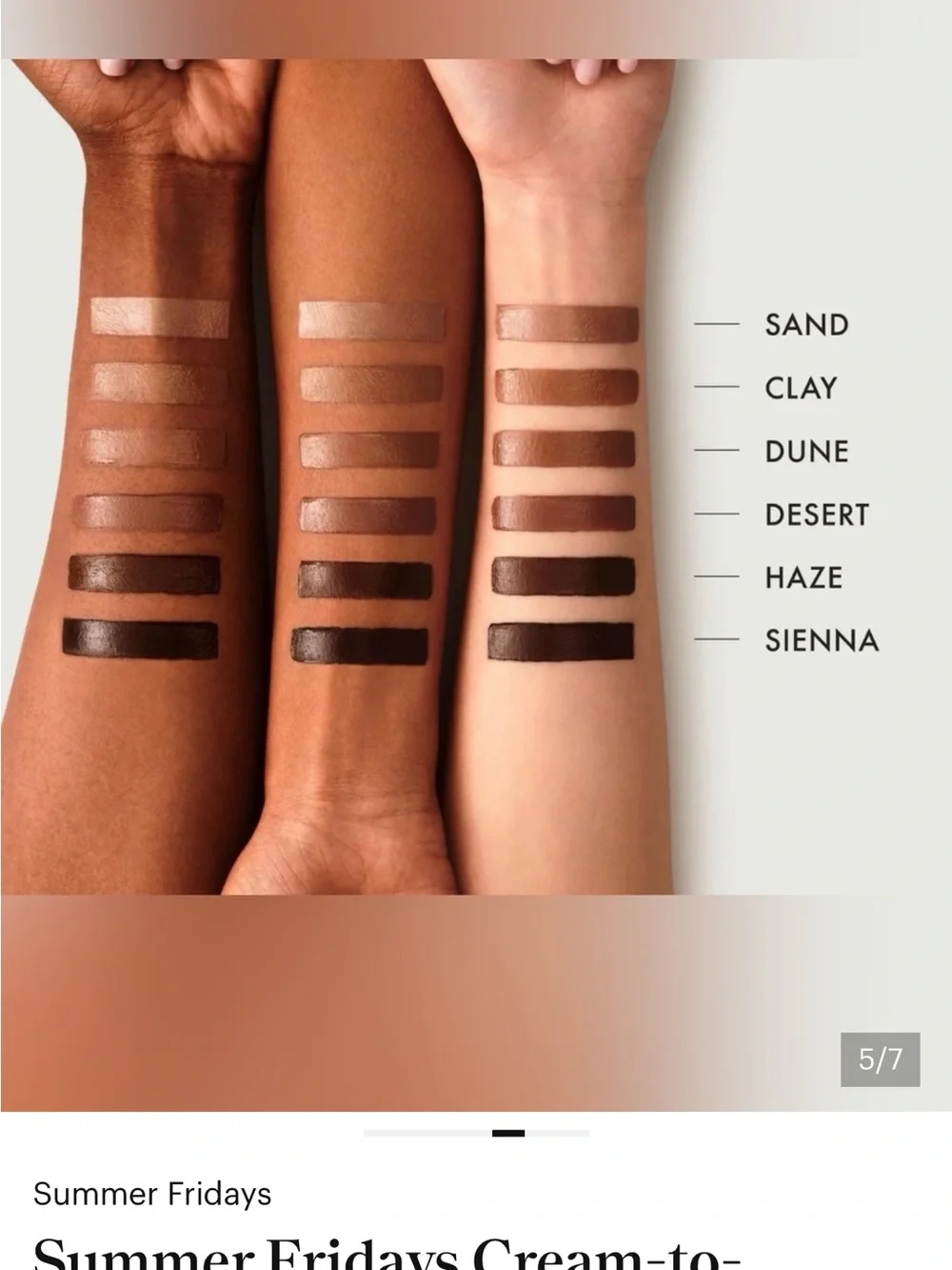 Summer Fridays Cream Bronzer